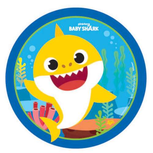 Baby Shark Lunch Plates - Click Image to Close